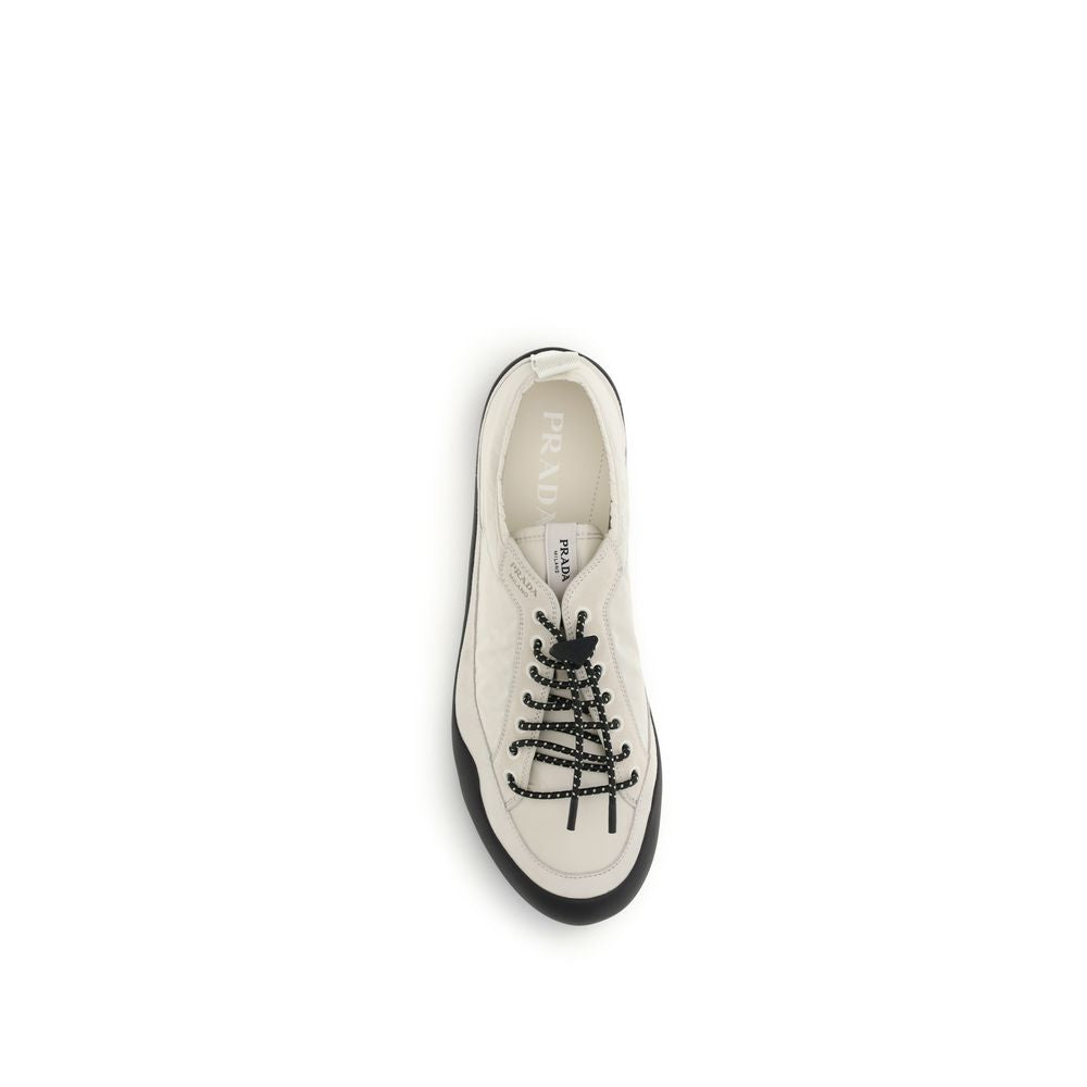 Prada Beige Fabric Athletic Sneakers
