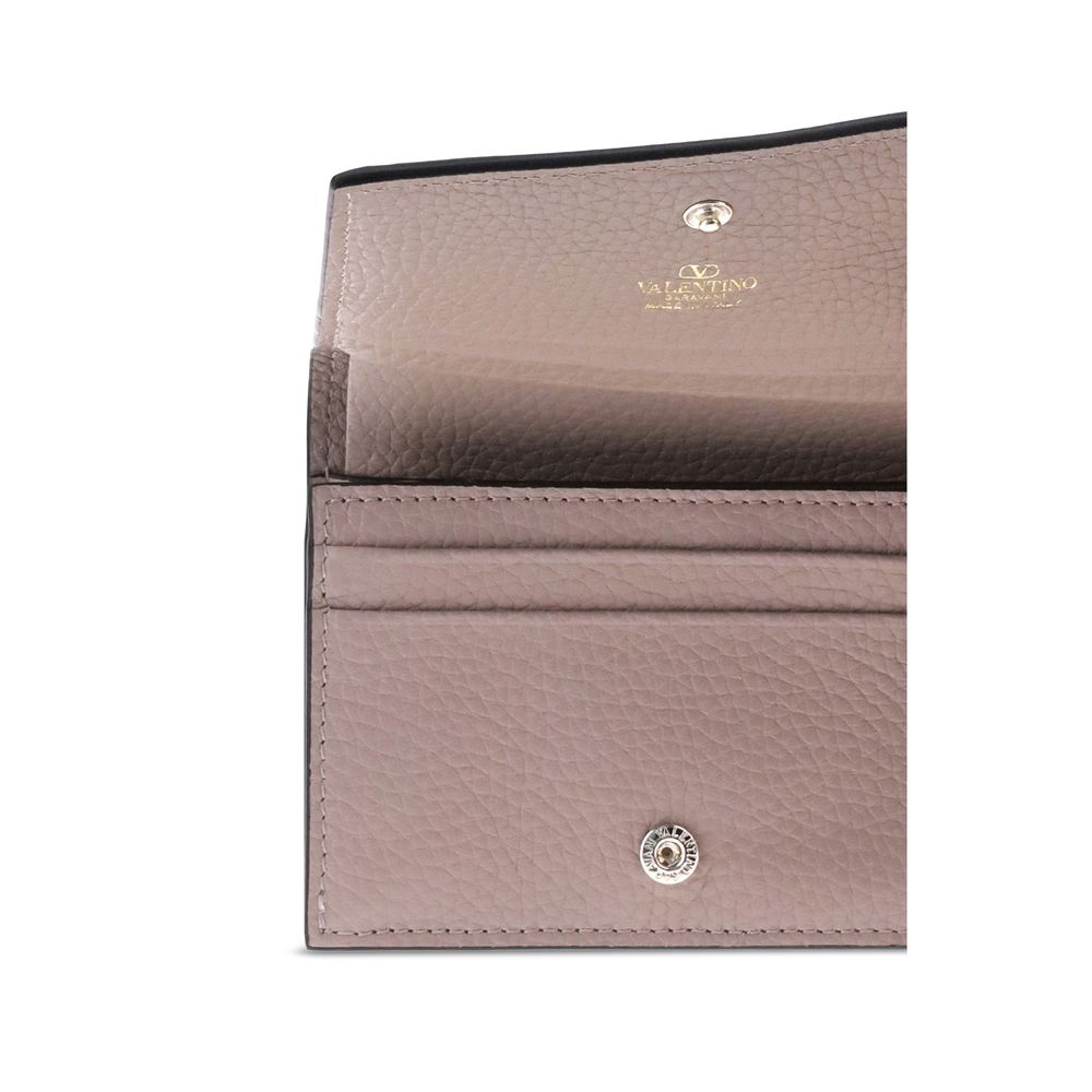 Valentino Garavani Multicolor Calf Leather Bos Taurus Wallet