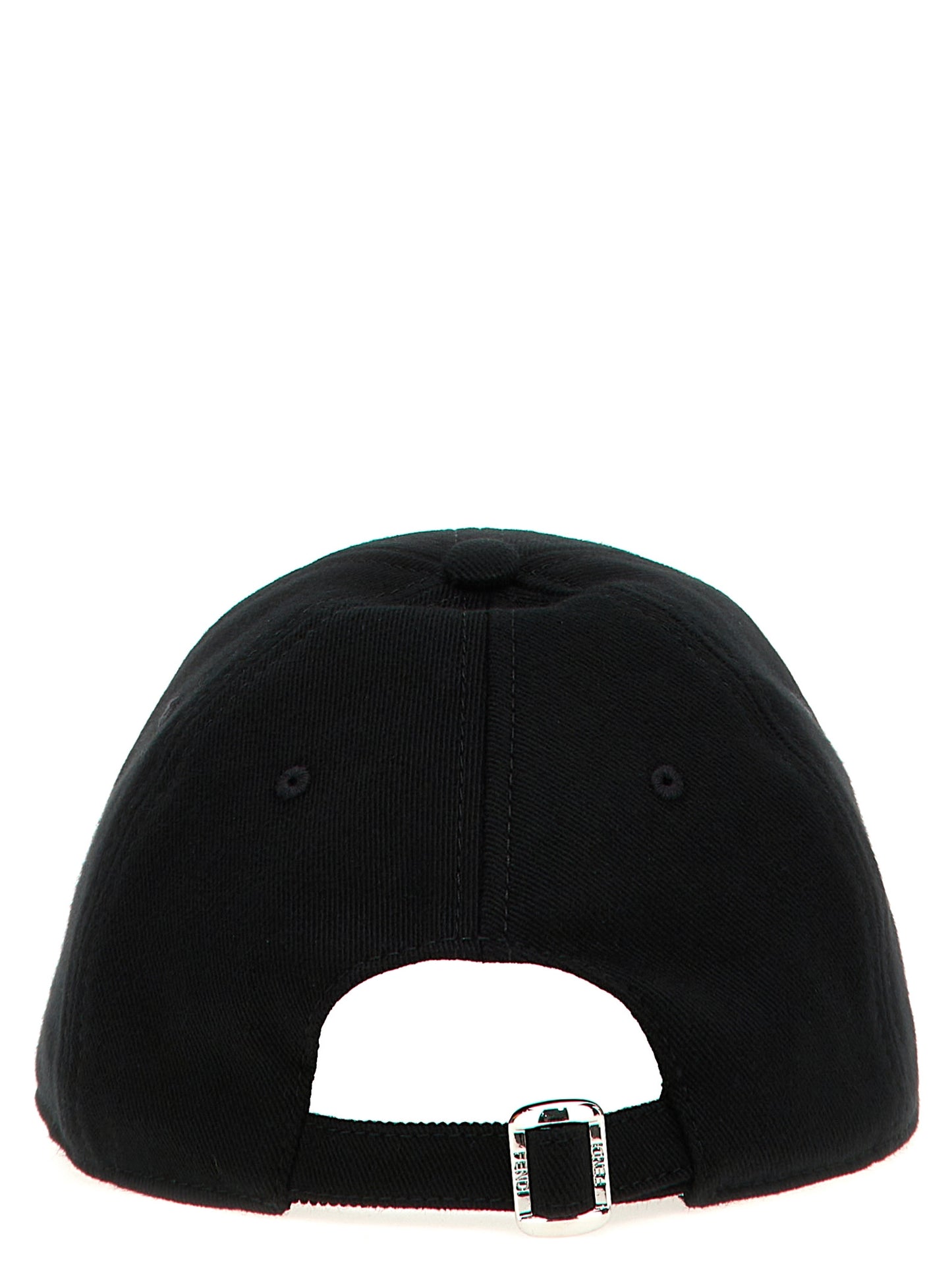 Fendi Black Cotton Cap (Baseball Hat)