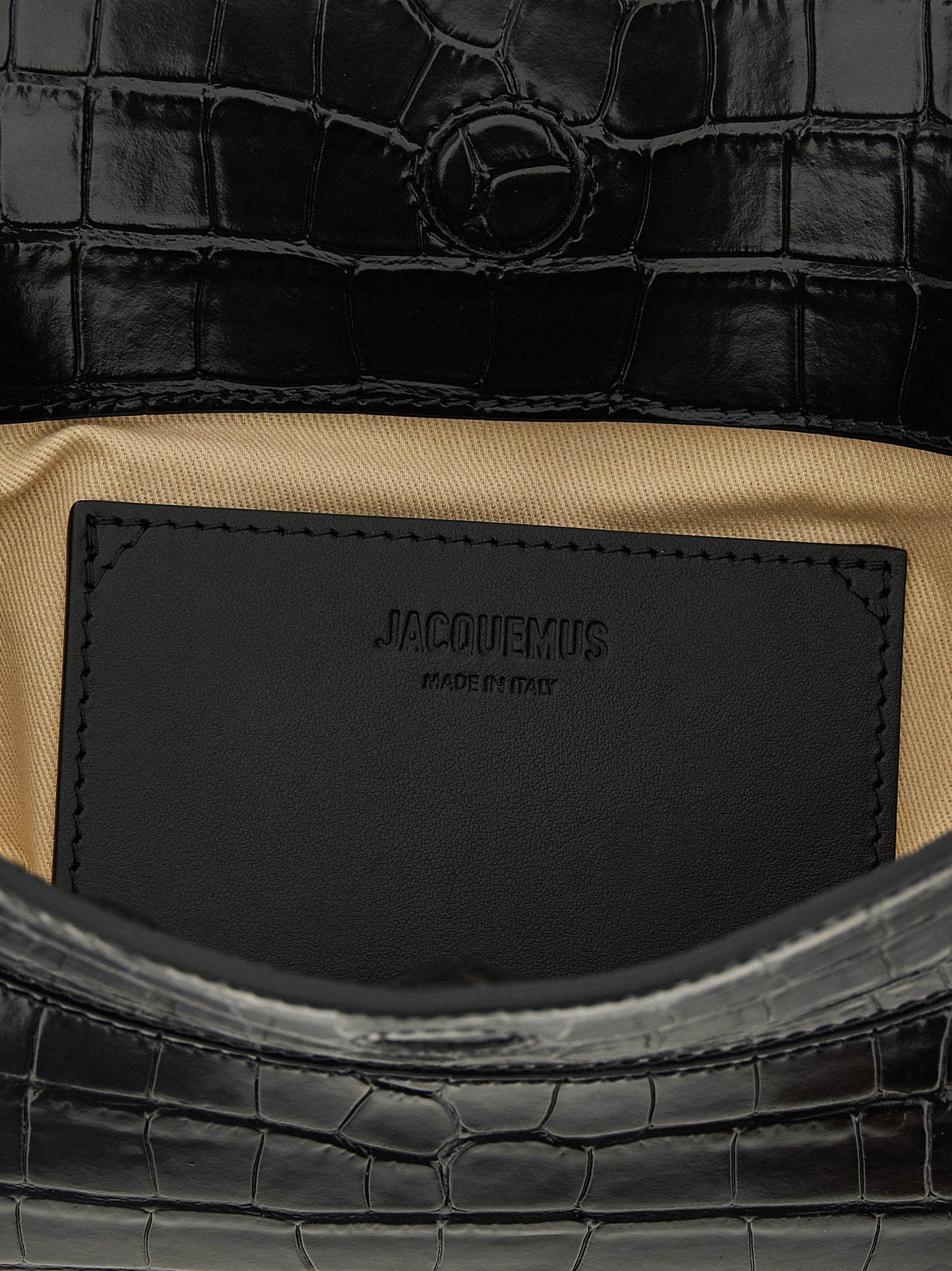 Jacquemus Black Calfskin Shoulder Bag