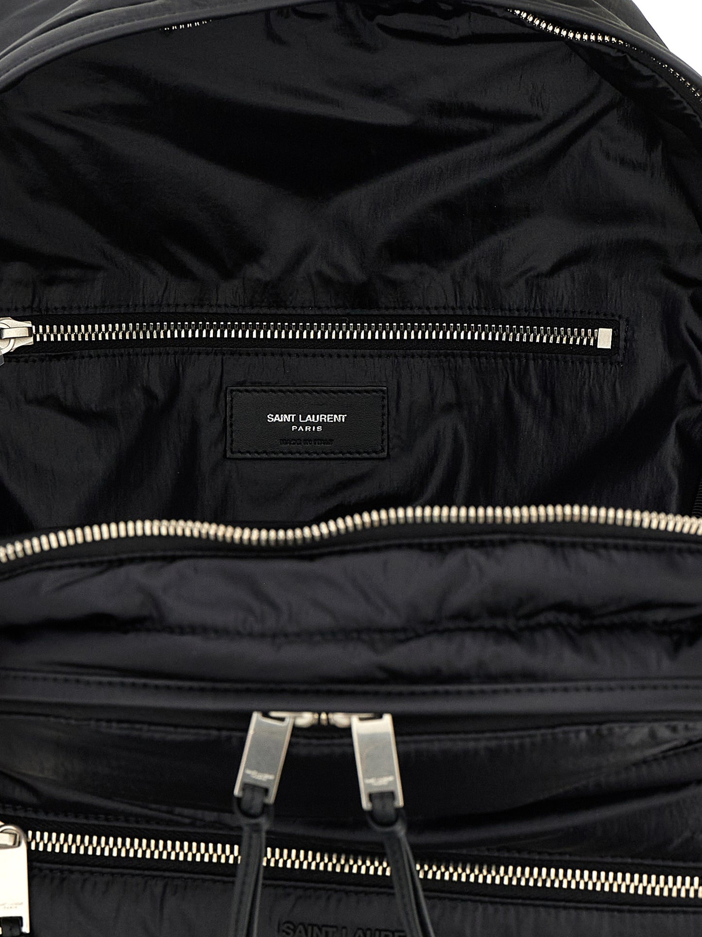 Saint Laurent Black Calfskin Backpack