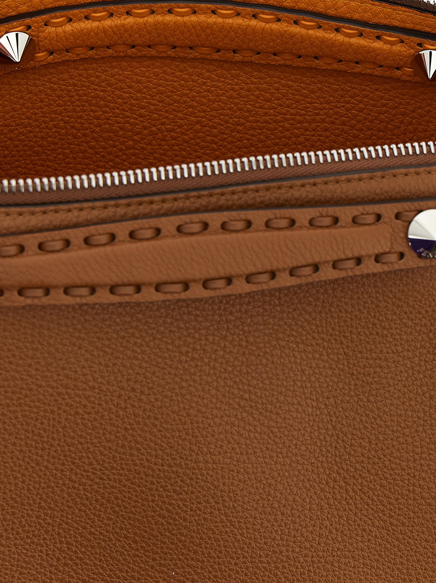 Fendi Brown Calfskin Handbag