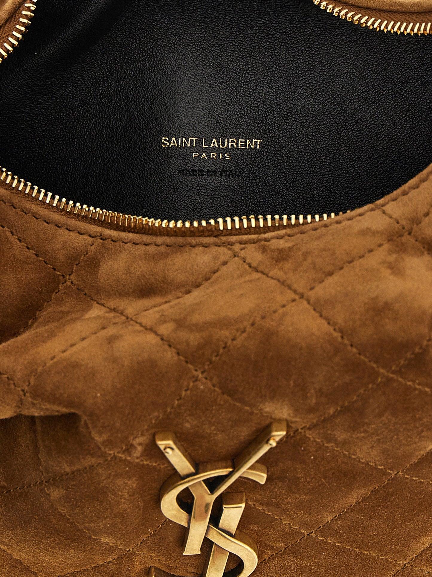 Saint Laurent Brown Calfskin Handbag