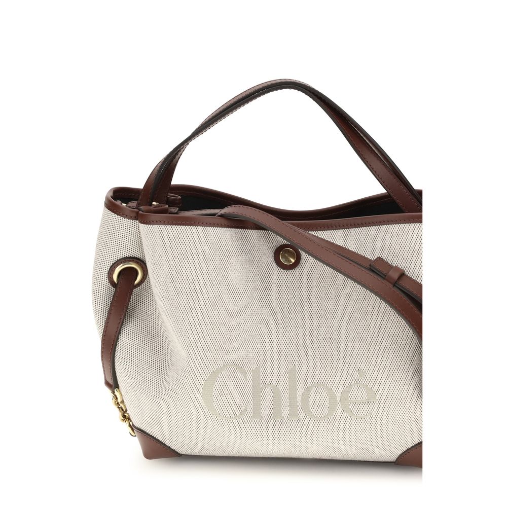 Chloé Beige Fabric Shoulder Bag