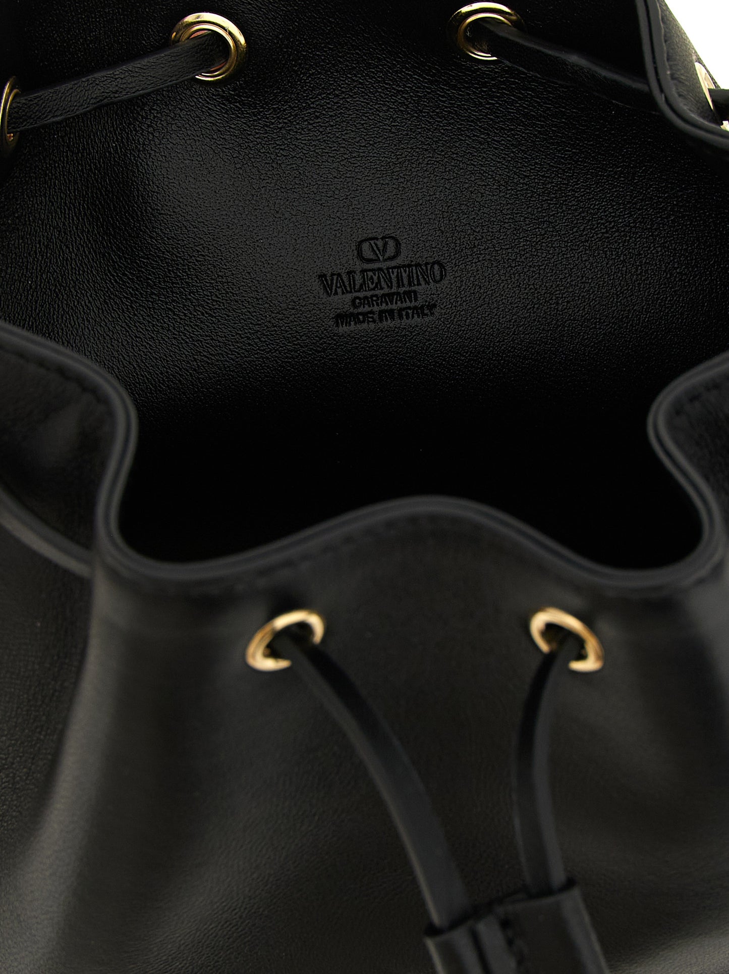 Valentino Garavani Black Lamb Leather Crossbody Bag