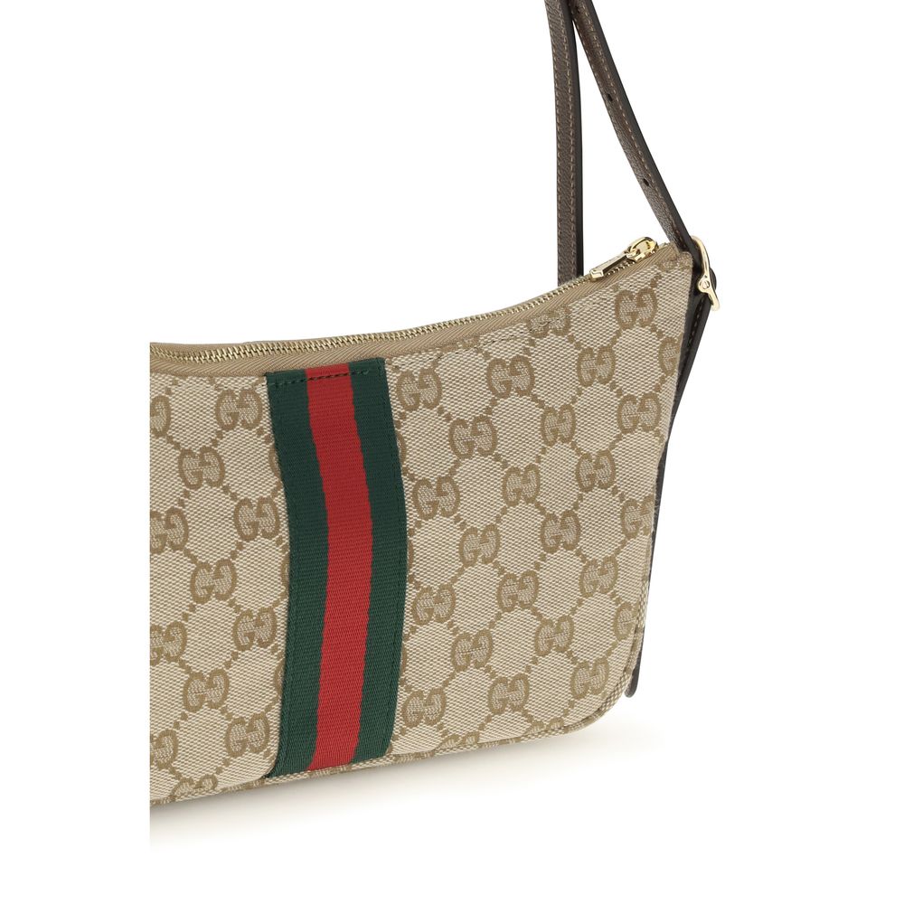 Gucci Beige Polyester Shoulder Bag
