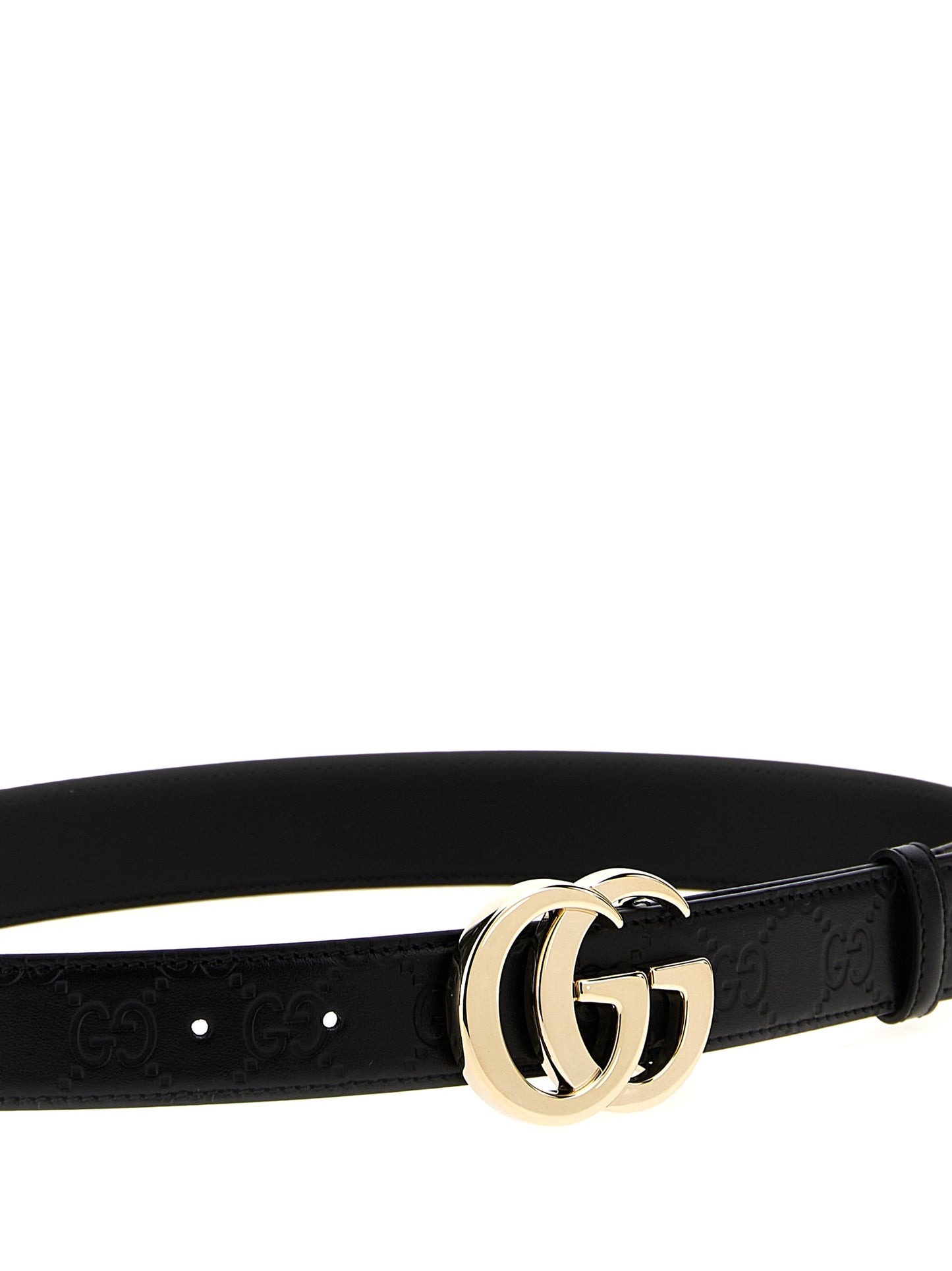 Gucci Black Calfskin Regular Belt