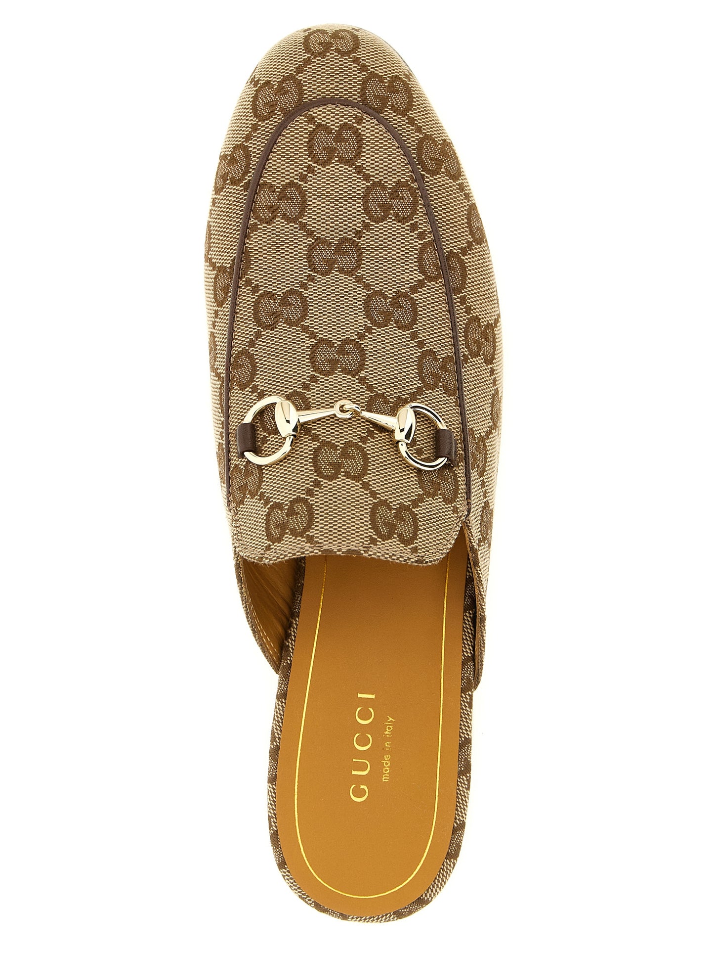 Gucci Beige Polyester Mules