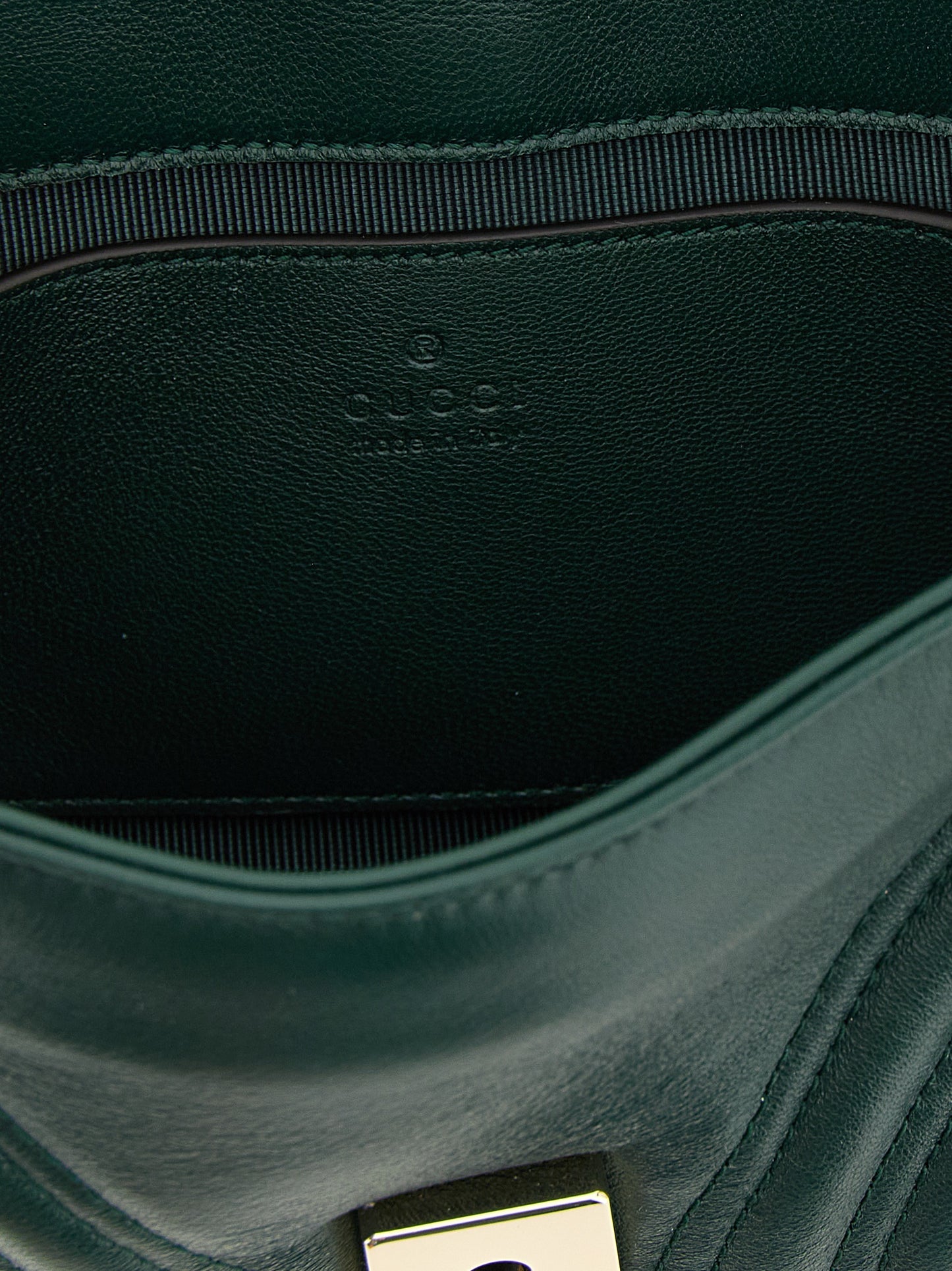 Gucci Bicolor Lamb Leather Shoulder Bag