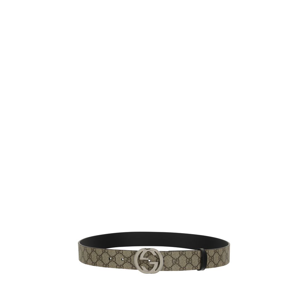 Gucci Brown Cotton Regular Belt