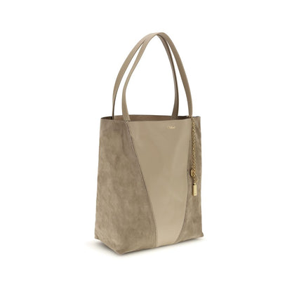 Chloé Beige Calf Leather Bos Taurus Shoulder Bag