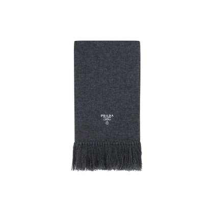 Prada Gray Cashmere Foulard