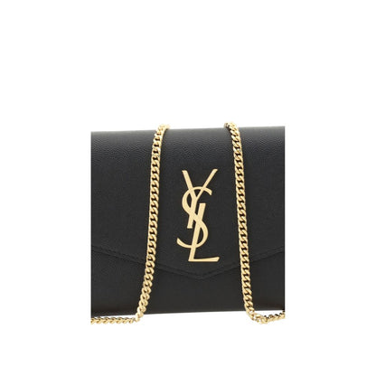 Saint Laurent Black Calf Leather Bos Taurus Wallet