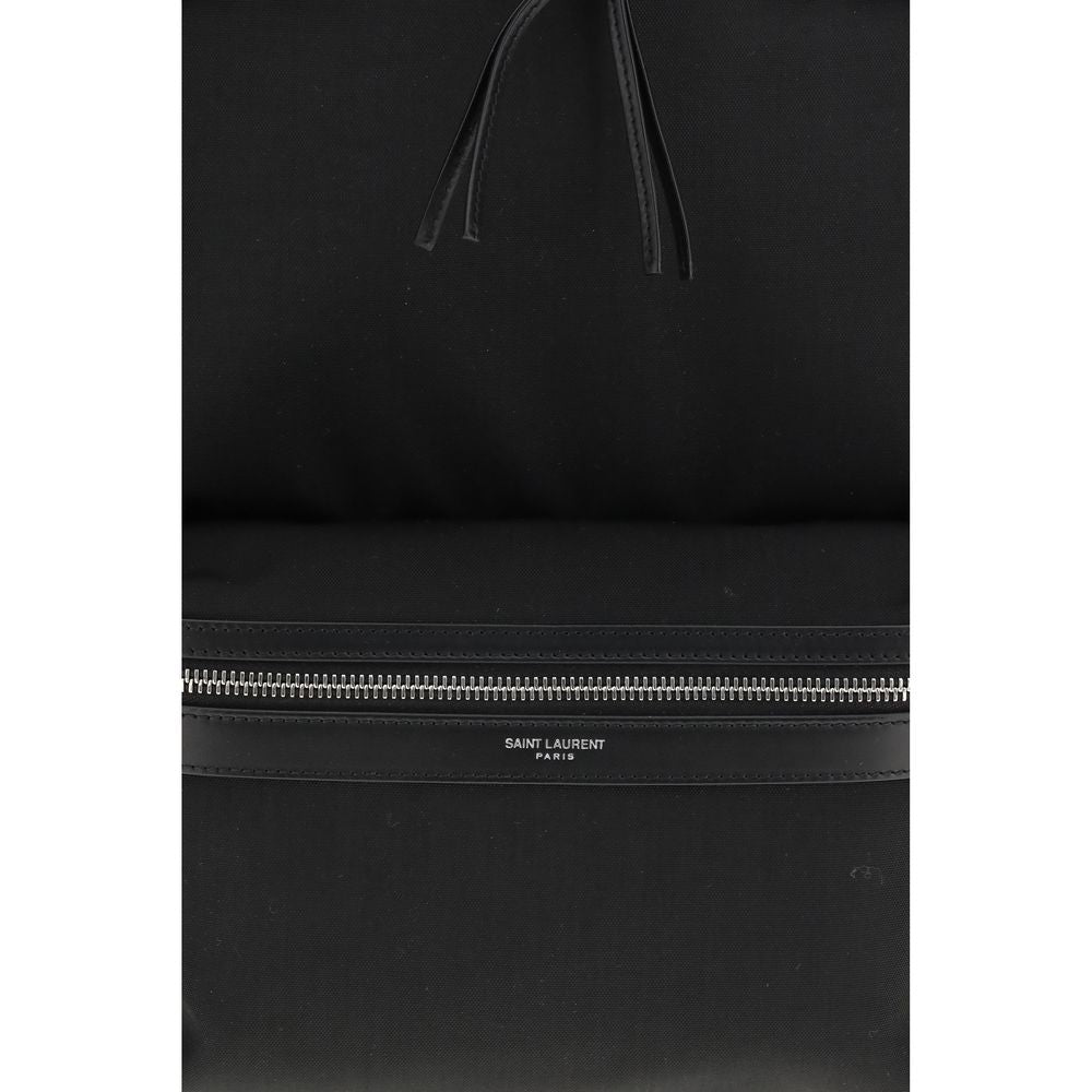 Saint Laurent Black Nylon Backpack