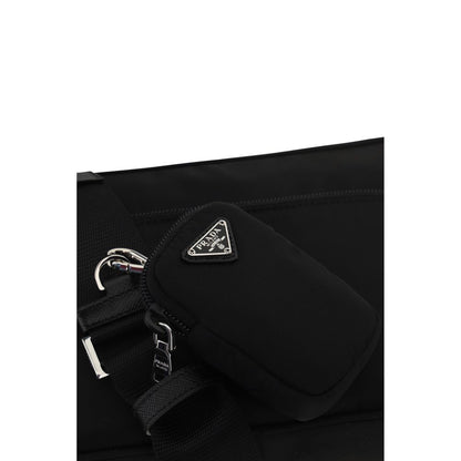 Prada Black Recycled Polyamide Shoulder Bag