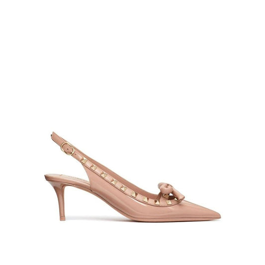 Valentino Garavani Beige Calfskin High Heel Pumps