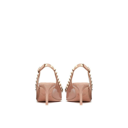 Valentino Garavani Beige Calfskin High Heel Pumps