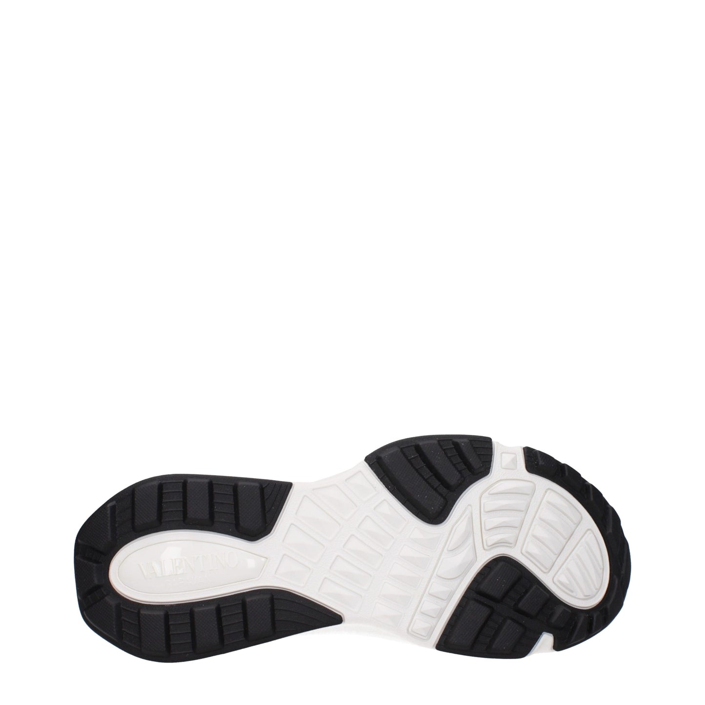 Valentino Garavani White Fabric Athletic Sneakers