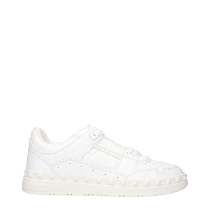 Valentino Garavani White Leather Sneakers