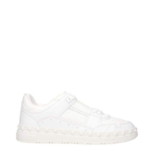 Valentino Garavani White Leather Sneakers