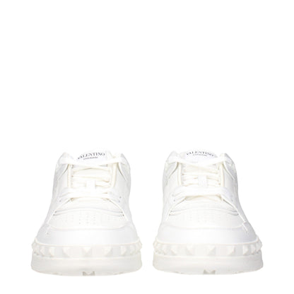 Valentino Garavani White Leather Sneakers