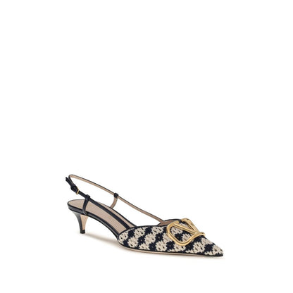 Valentino Garavani Multicolor Goatskin Mid Heel Pumps