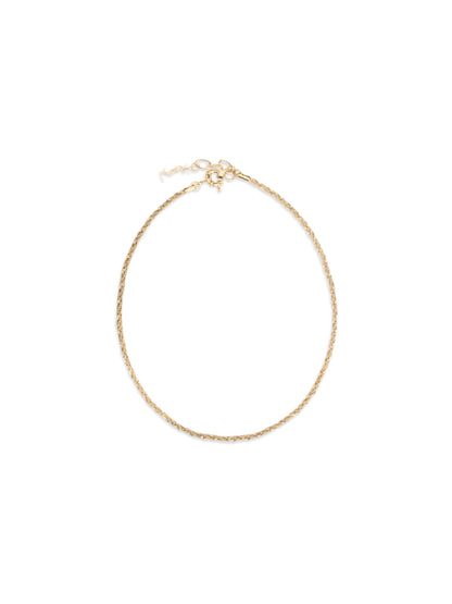 Saint Laurent Gold Brass Necklace