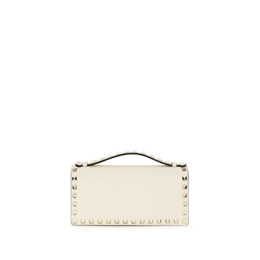 Valentino Garavani Beige Calf Leather Bos Taurus Wallet