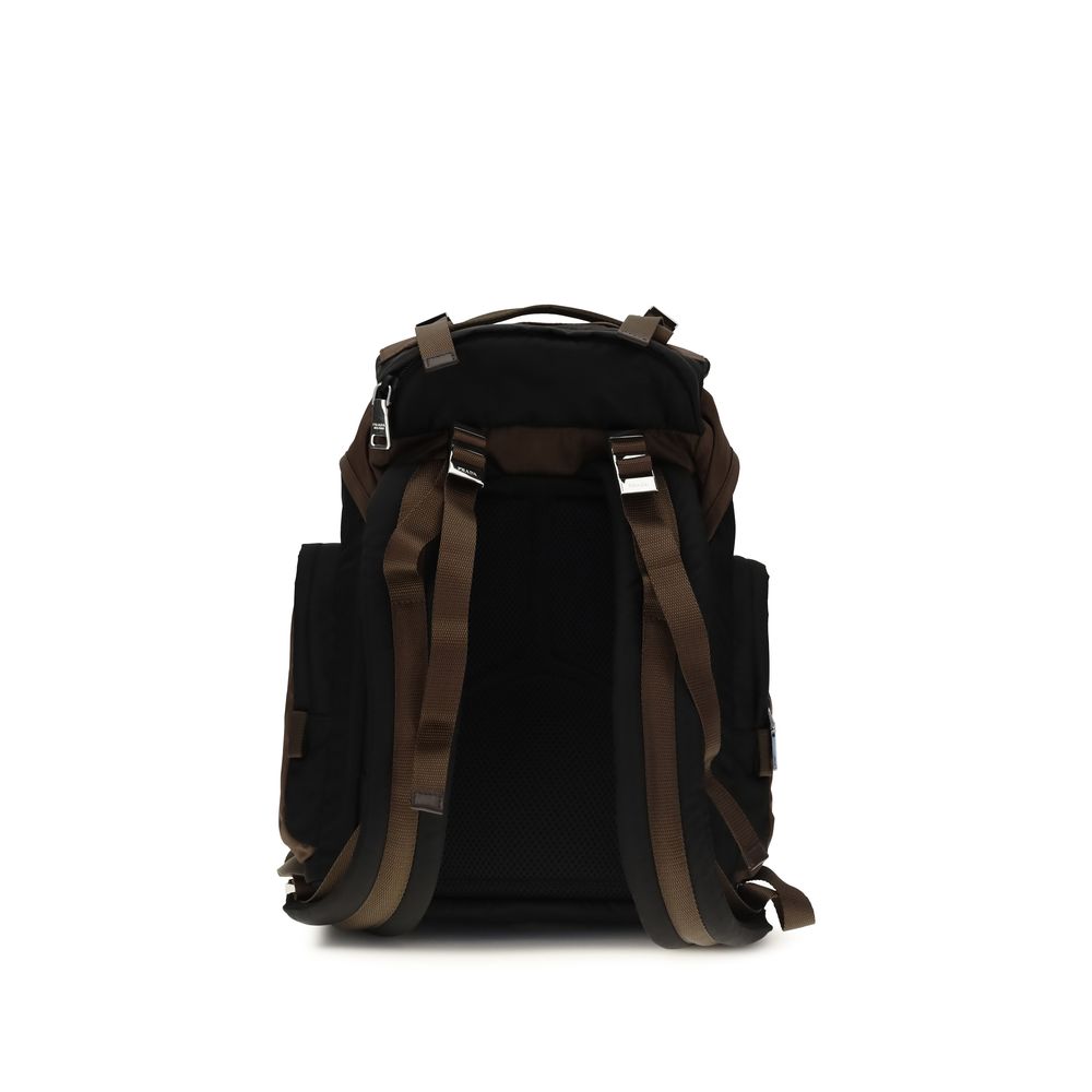 Prada Brown Recycled Polyamide Backpack
