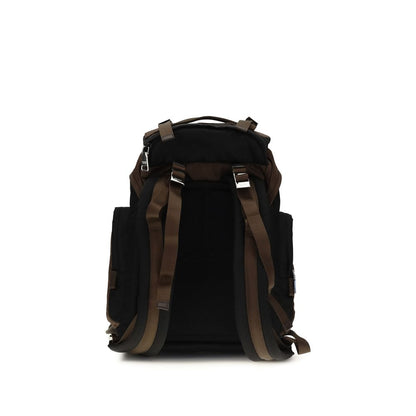 Prada Brown Recycled Polyamide Backpack
