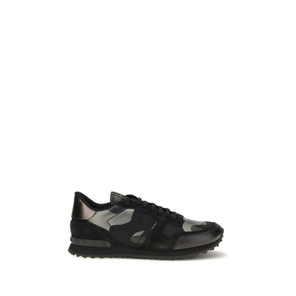 Valentino Garavani Black Polyamide Athletic Sneakers