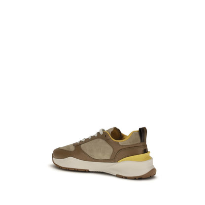 Fendi Multicolor Calf Leather Bos Taurus Athletic Sneakers