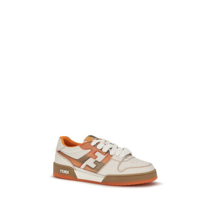 Fendi Multicolor Leather Athletic Sneakers