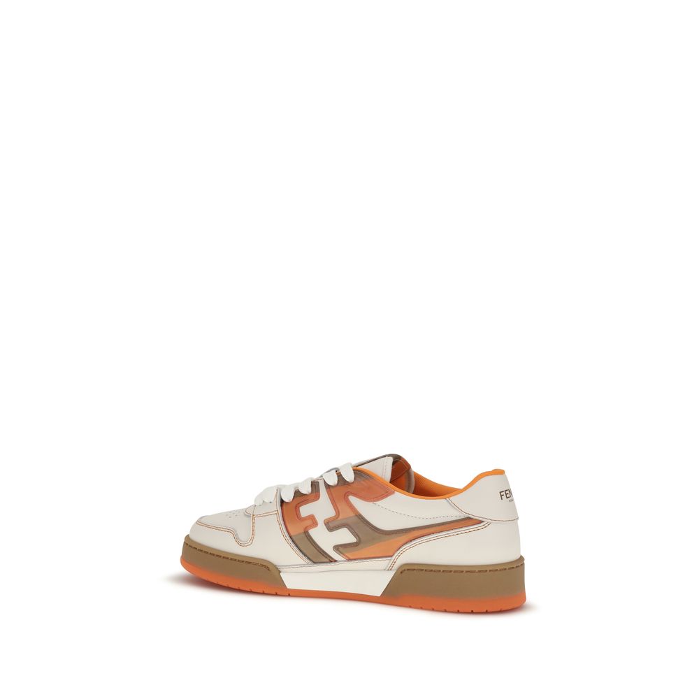 Fendi Multicolor Leather Athletic Sneakers