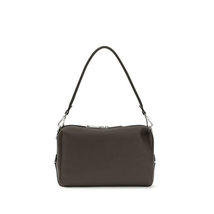 Fendi Brown Calf Leather Bos Taurus Shoulder Bag