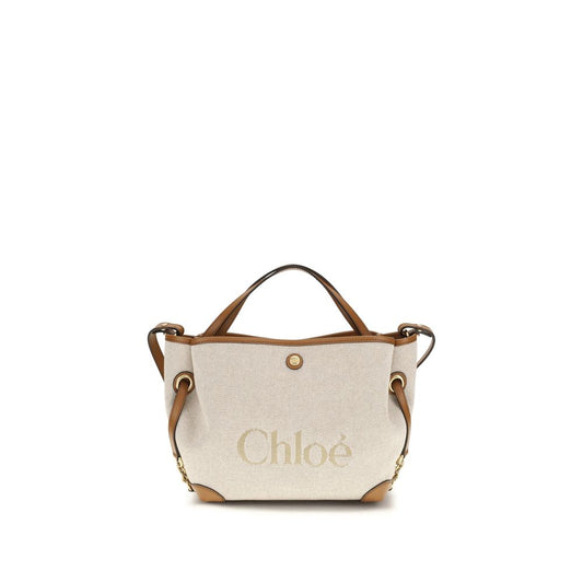 Chloé Beige Fabric Shoulder Bag