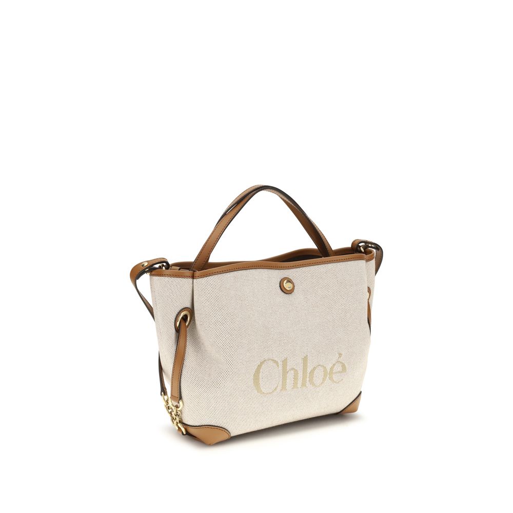 Chloé Beige Fabric Shoulder Bag