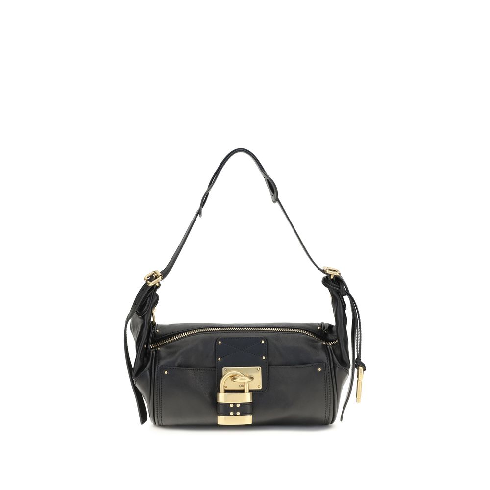 Chloé Black Calf Leather Bos Taurus Shoulder Bag