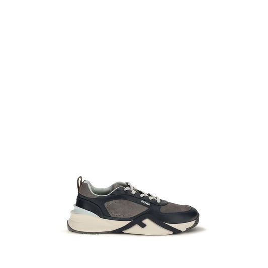 Fendi Multicolor Calf Leather Bos Taurus Athletic Sneakers