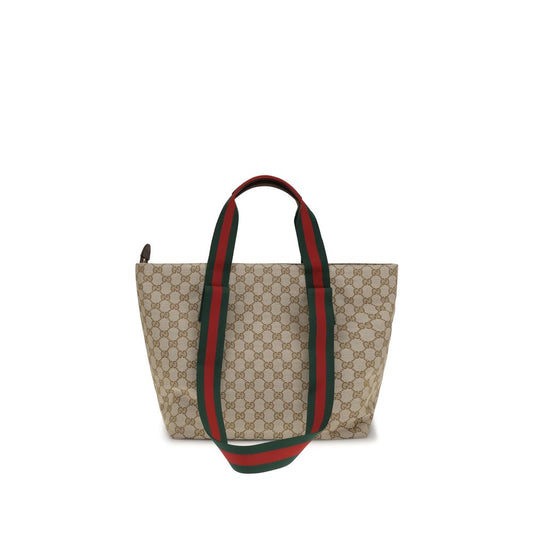 Gucci Beige Polyester Shoulder Bag