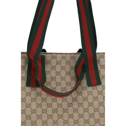 Gucci Beige Polyester Shoulder Bag