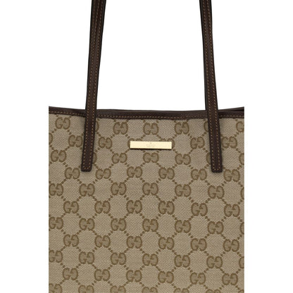 Gucci Beige Polyester Handbag