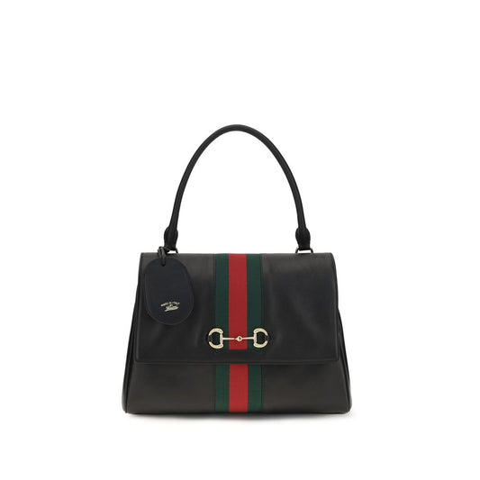 Gucci Black Calf Leather Bos Taurus Handbag