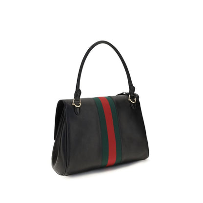 Gucci Black Calf Leather Bos Taurus Handbag