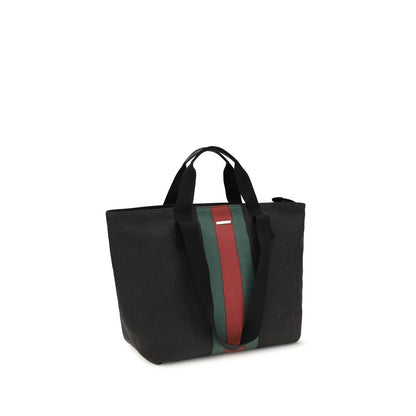 Gucci Black Cotton Shoulder Bag
