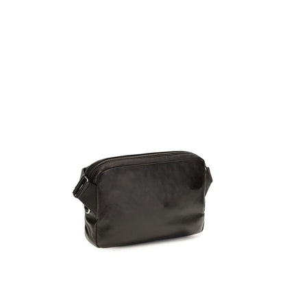 Prada Brown Calf Leather Bos Taurus Shoulder Bag