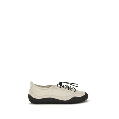 Prada Beige Fabric Athletic Sneakers