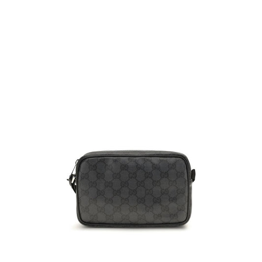 Gucci Black Cotton Shoulder Bag