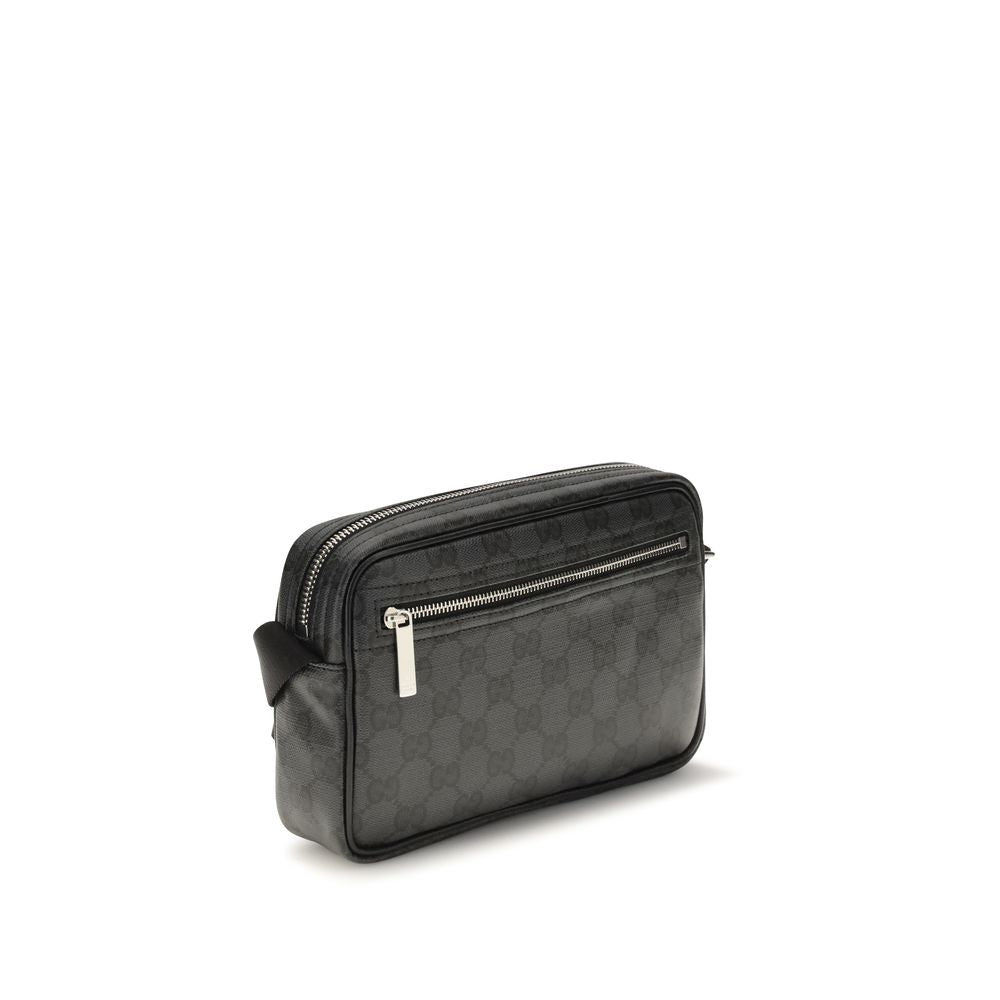 Gucci Black Cotton Shoulder Bag