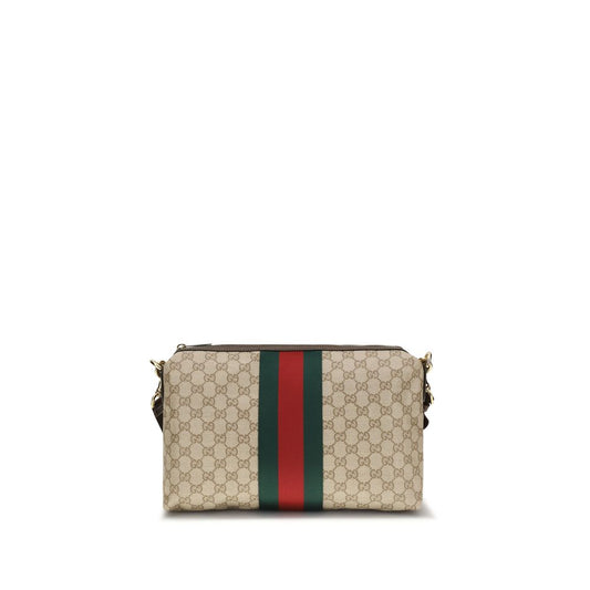 Gucci Beige Cotton Shoulder Bag